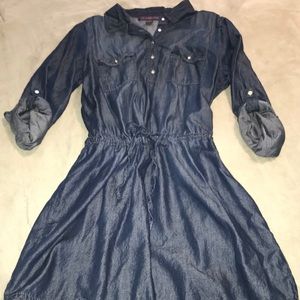 Gloria Vanderbilt denim dress Large